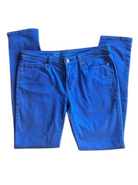 Mossimo Blue FIT 4 Curvy Skinny Premium Denim Colored Jeans